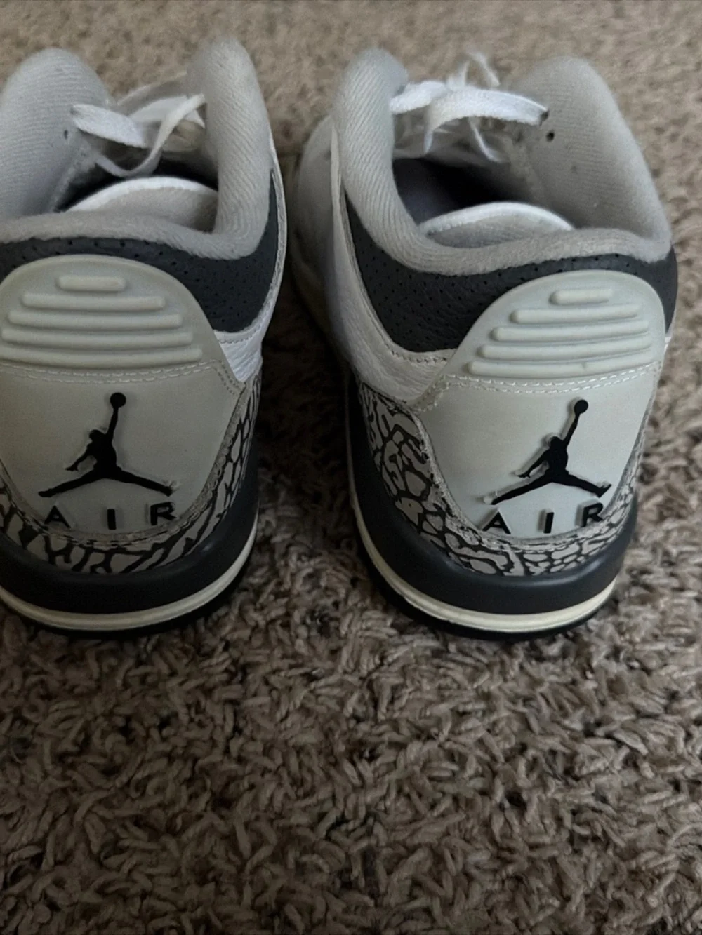 Jordan Women’s White and Gray Sneakers
